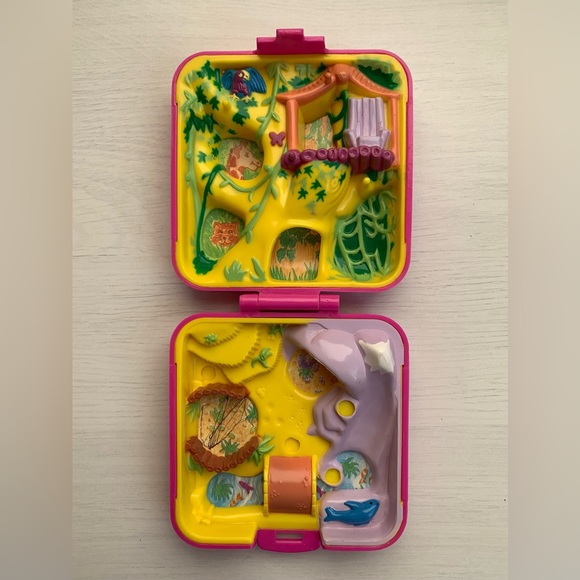 Polly Pocket Wild Zoo World Vintage 1989 Bluebird COMPACT Only No Figures - Picture 1 of 13